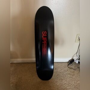 Supreme Motion Logo Cruiser Skateboard Deck Black & Red Box Logo